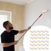 30pcs Paint Roller Brush Dense Bristles Latex Paint Roller For Painting Walls Cabinets Doors Fences Paint Roller Practical Tool