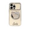 Браслет-зеркало с кошкой, совместимый с iPhone 15, чехол для телефона, 13 Pro Max, гальванизированное покрытие, большое окно, 16, премиальный вид, Xiaomi 14