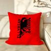 Art IIllyrian Cushion Cover Pillow Case Antidustmite Pillowcase Silky Short Plush Sofa Cushion Cover hot