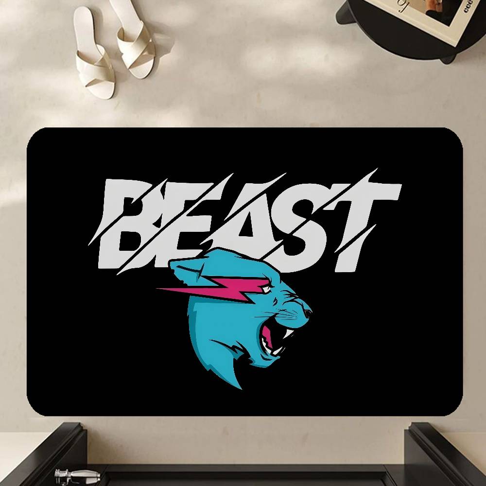 Известный Mr-B-Beast Интернет-знаменитости Входной коврик в скандинавском стиле Коврик для прихожей спальни гостиной Балкон Противоскользящий Современный декор
