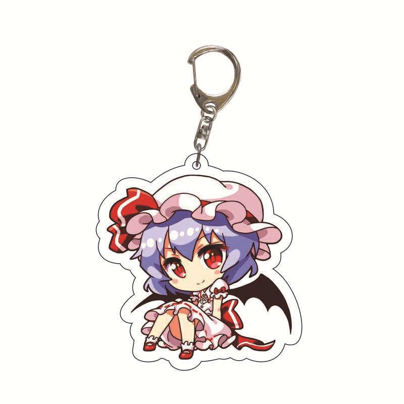Двусторонняя акриловая брелок-подвеска Touhou Project Хакурей Рейму