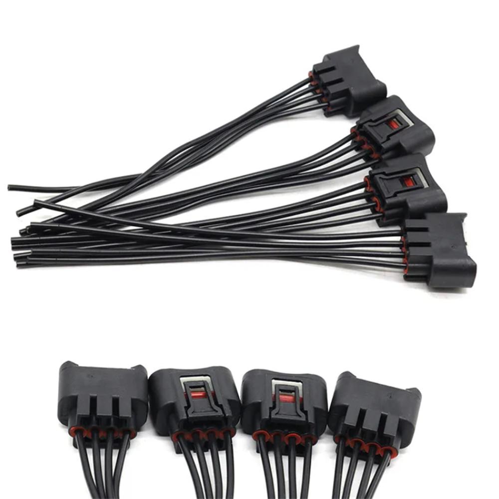 4Pcs Ignition Coils Connector Plug Harness Fit For Lexus Toyota Camry 3046640711