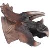 Triceratops Puppet Rubber Nontoxic Durable Hand Painted Appearance Triceratops Hand Puppet