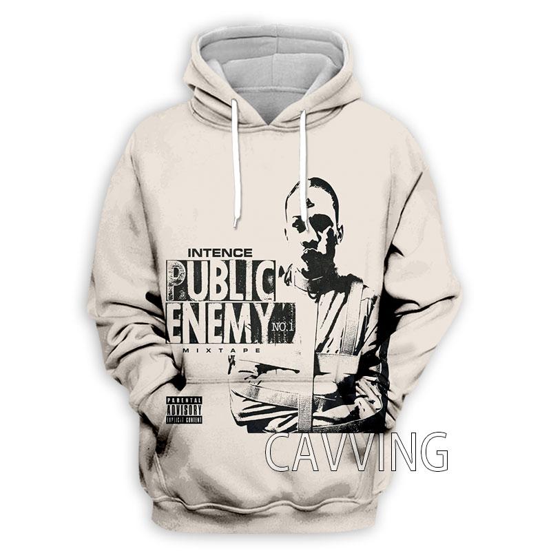 Новая Мода Женские/Мужские 3D Принт Public Enemy Худи Толстовки с Капюшоном Харадзюку Худи Толстовки Топы Одежда