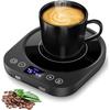 Coffee Mug Warmer, Mug Warmer for Desk, Smart Cup Warmer with Gravity Sensor, 9 Temperature Settings, 1-9H Timing, 4H Auto Shut Off