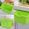 Kitchen Cabinet Door Plastic Basket Hanging Trash Can Waste Bin Garbage Bowl Box