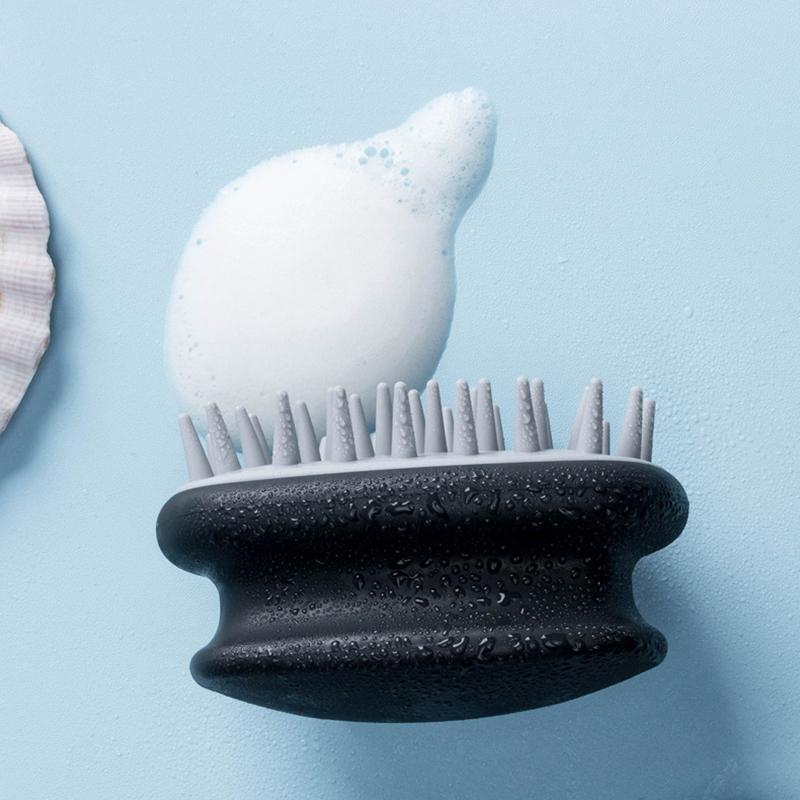 Силиконовый шампунь, массажная щетка для головы, головы, силиконовая щетка для тела, расческа для мытья волос, щетка для душа, массажная щетка, щетка для волос