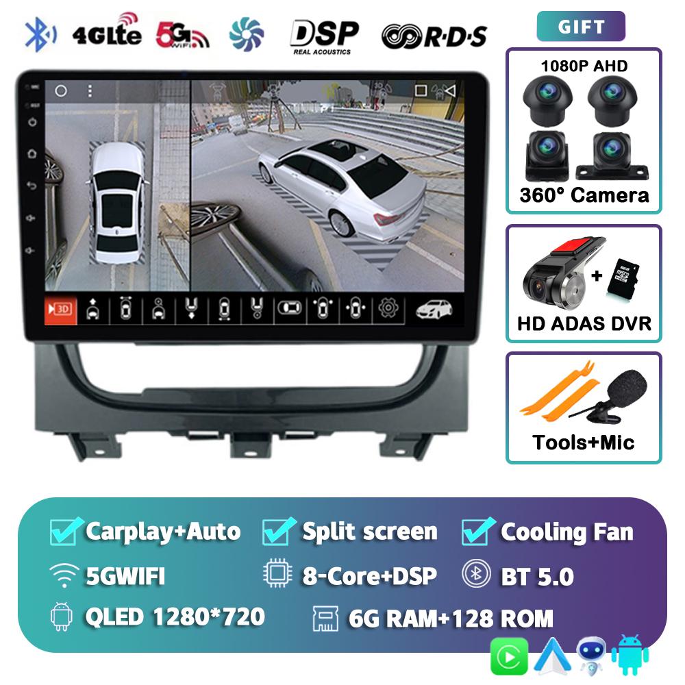 Android 14 Carplay Auto Car Radio For Fiat Strada Idea 2012 2013 2014 2015 2016 Multimedia GPS Player Video Stereo WIFI+4G DSP