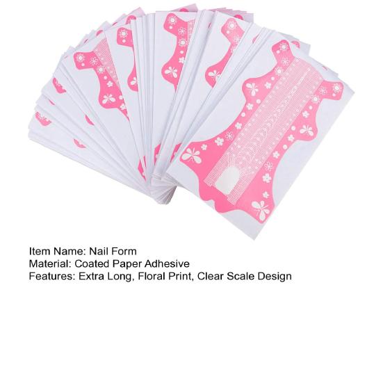 Руководство по кончикам ногтей, красивая прозрачная шкала, универсальная наклейка для формы ногтей, наращивание ногтей, держатель для бумаги, инструмент, форма для наращивания ногтей, аксессуары для красоты