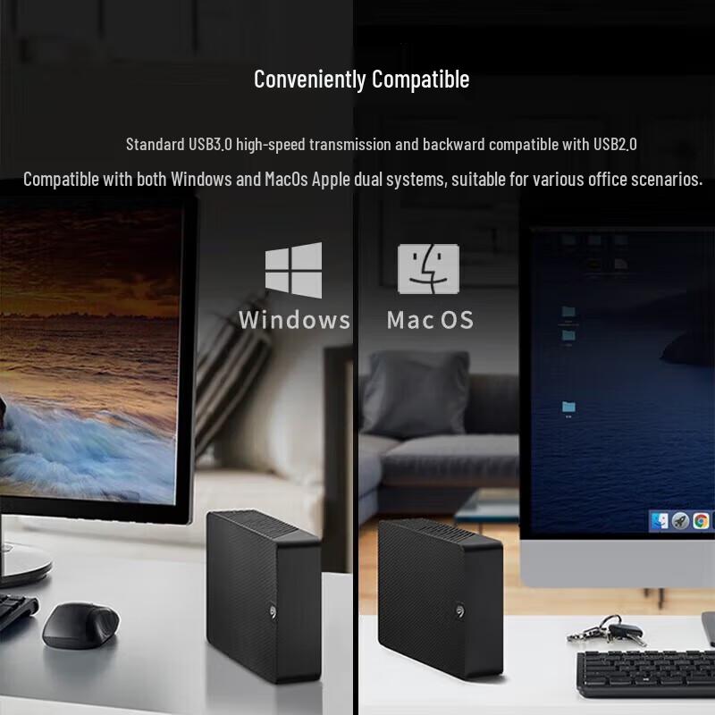 Seagate Expansion Desktop External Hard Drive 10TB