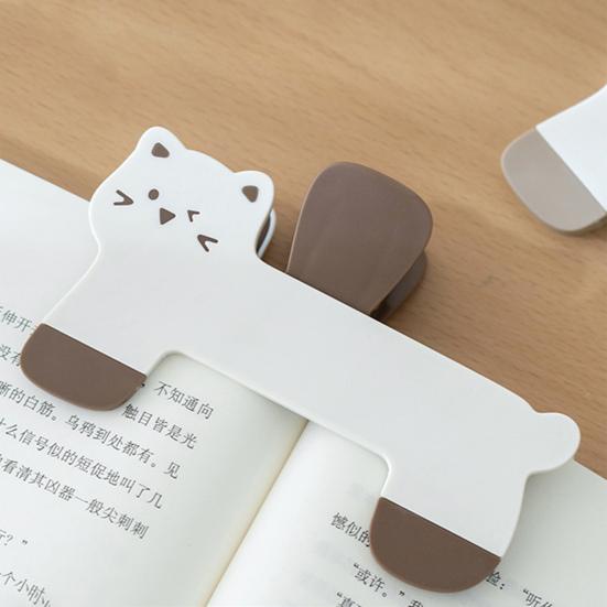 Портативный держатель для страниц Стойка для чтения без помощи рук Дизайн с кошкой Зажим для книг для кулинарных книг Нотных листов Любителей книг Студентов Подарки