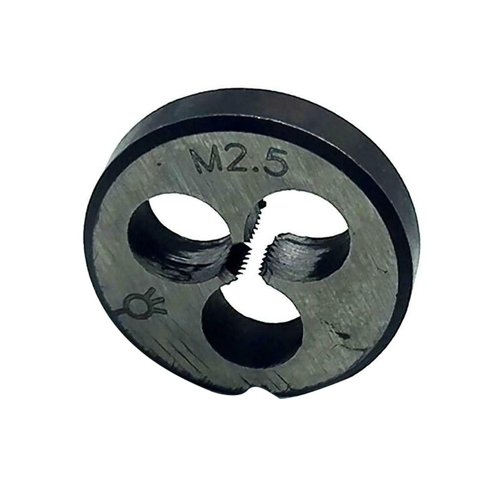 HSS M2.5 x 0.45 мм конический и пробковый метчик и M2.5 x 0.45 мм плашка метрическая резьба правая