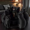 3D Подсвечник-Основа в виде Кошки - Идеально для Атмосферы Обеденного Стола в День Святого Валентина (Свечи не включены)