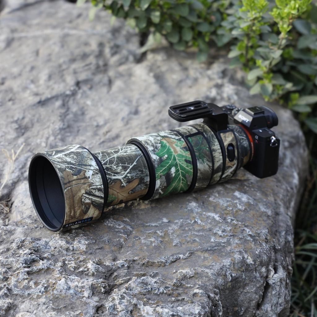 ROLANPRO Lens Cover Compatible with Tamron Di III VC VXD Lens for Sony E Camouflage Telephoto Lens Cover Waterproof Color Jungle Camouflage