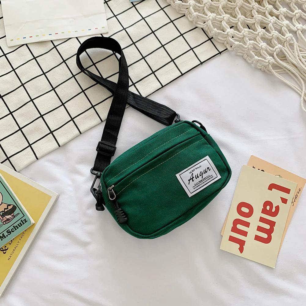 Fashion Women Canvas Patchwork Crossbody Shoulder Messenger Bag Casual Ladies Mini Handbags Purse Phone Bags Wallet Women's Bag