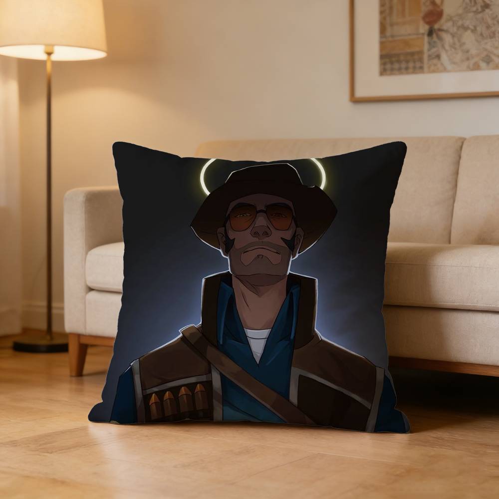 Game T-Teams F-Fortress-S 2 Pillow Case Pattern Printed Pillowcase For Living Room Sofa Cushion Cover