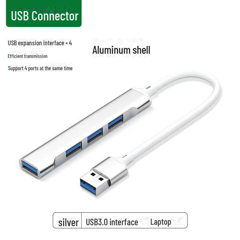 Концентратор Type-C - USB 3.0 для компьютера, телефона, мыши, клавиатуры и кард-ридера