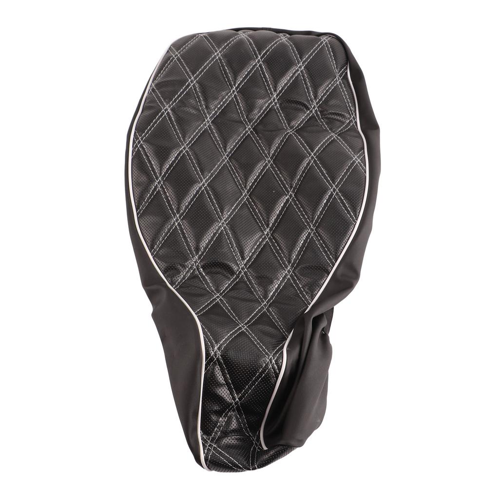 Saddle Leather Cover Replacement for Vespa 125 150 Sprint Fast Ts Super Vbb Vba Vnb GTR GlBlack