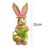 Фигурка Пасхального Кролика Пасхальный Декор Милый Мультяшный Декоративный Садовый Статуэтка Украшение для Крыльца Стола Внутри Снаружи Спальни Газона