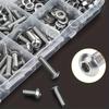240 pcs Stainless Steel Screws Nuts Washers Assortment Kit Rustproof Set for DIY Home Repair Industrial Use