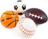 4Pcs Squeeze Ball Toys Sports Theme Kids Birthday Party Favors Goodie Pinata Filler Anti Stress Soccer Basketball Rugby Gifts