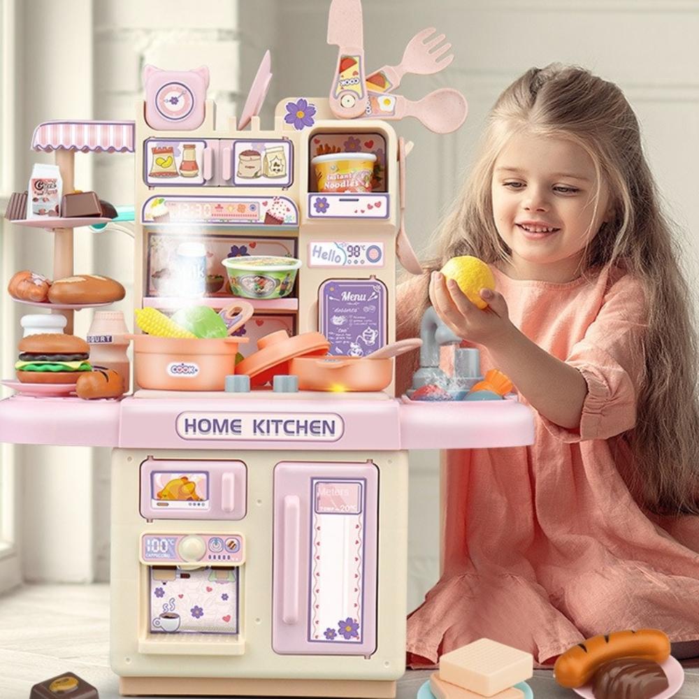 Cook Food Children Kitchen Toys Set Mini Pretend Play Role Toys Boys Girls