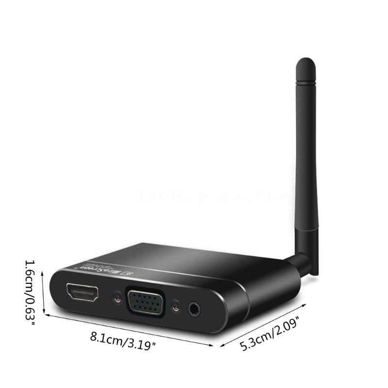 X6W VGA адаптер беспроводной совместимый TV Stick Airplay экран Wifi дисплей Dongle для автомобильного телевизора