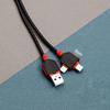 Data Cable 3-in-1 2.1A 8Pin Type-C Fast Charge Micro USB Phone Charging Cord
