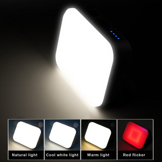 Солнечный светильник для кемпинга, 1000 люмен, 4 режима освещения, компактный размер, перезаряжаемый водонепроницаемый светодиодный рабочий фонарь, портативный аварийный светильник