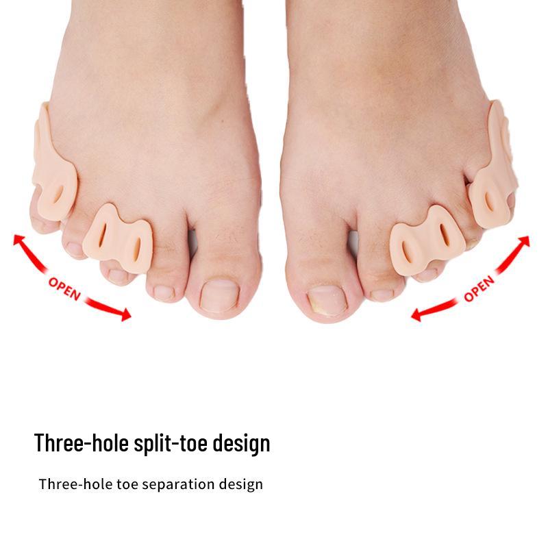 Silicone Little Toe Separator for Valgus/Varus Correction - Wearable in Shoes