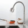 Rotatable Kitchen Faucet Adjustable Mode Universal Single Cold Water Faucet Deck Mounted Stainless Steel Kitchen Water Tap