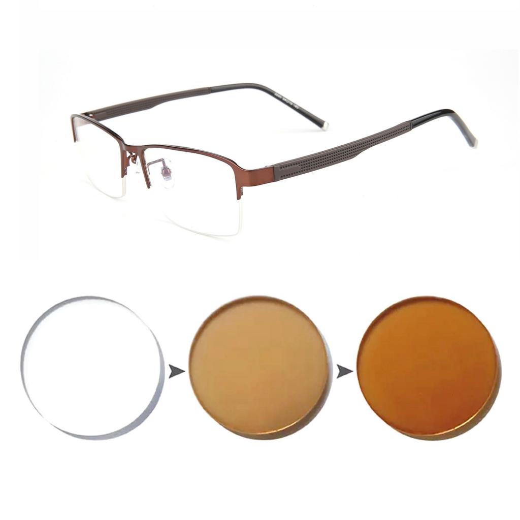 Фотохромные очки для мужчин и женщин, очки для близорукости, готовые очки, студенческие очки для близорукости, очки 0 -0,5 -1 -1,25 -1,5 -1,75 -6
