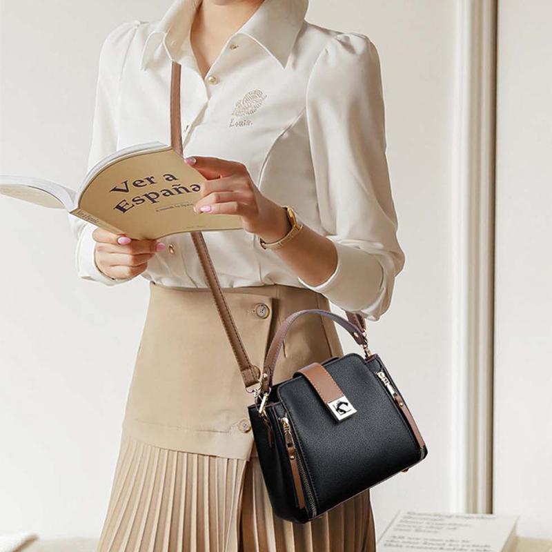 Маленькие сумки-ведра для женщин, роскошные дизайнерские сумки-мессенджеры из искусственной кожи, женские повседневные однотонные сумки-кошельки