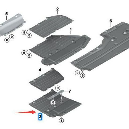 BMW 5 & 7 Series G30 G11/G12 Gearbox Protector