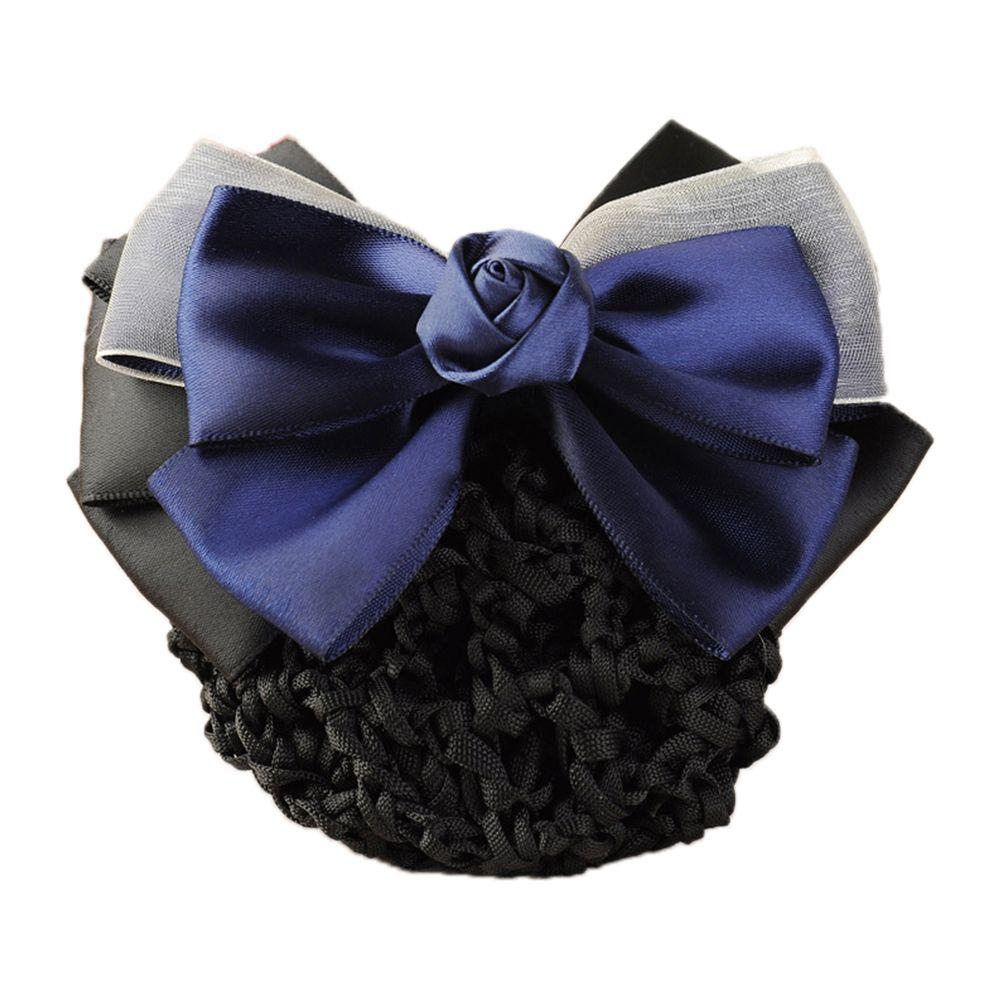 Women Ladies Rose Ladies Barrette Headwear Hair Clip Snood Bow Hair Net Hairgrips