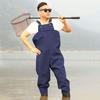 Fishing Bib Overall with Anti-slip Rubber Boots Waterproof Breathable Adjustable Men Women Hunting Work Pants Trouser Rain Gear Workwear