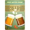 All You Need Is Beer Metal Tin Signs Beer Cups Posters Plate Wall Decoration for Bars Man Cave Cafe Clubs Retro Posters Plaque
