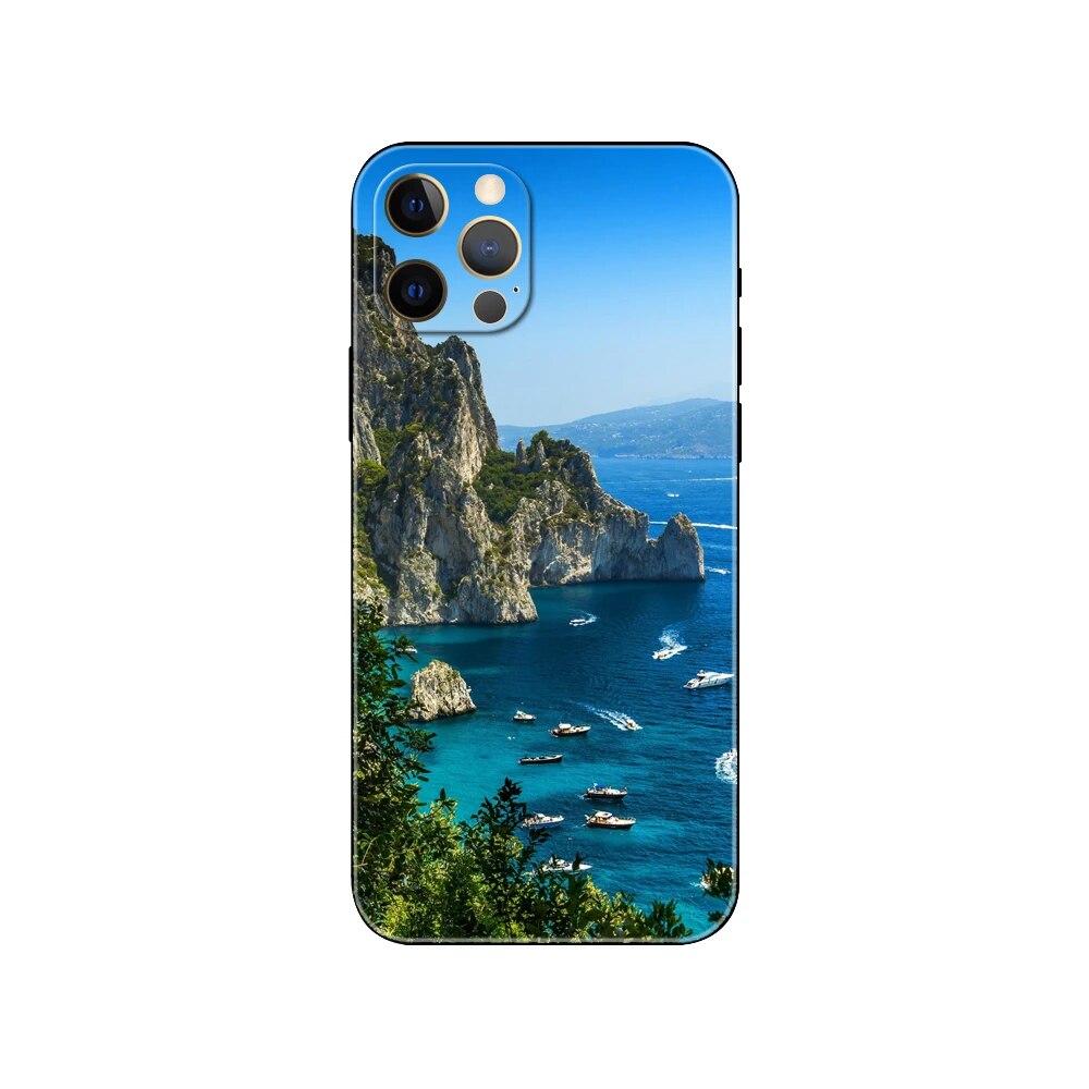 Чехол для телефона с пейзажем для iPhone Samsung Galaxy Redmi Xiaomi Oppo OnePlus Note SA 7 8 9 10 11 12 13 14 20 21 22 23 53 54 Pro Max Plus Ultra TPU Soft