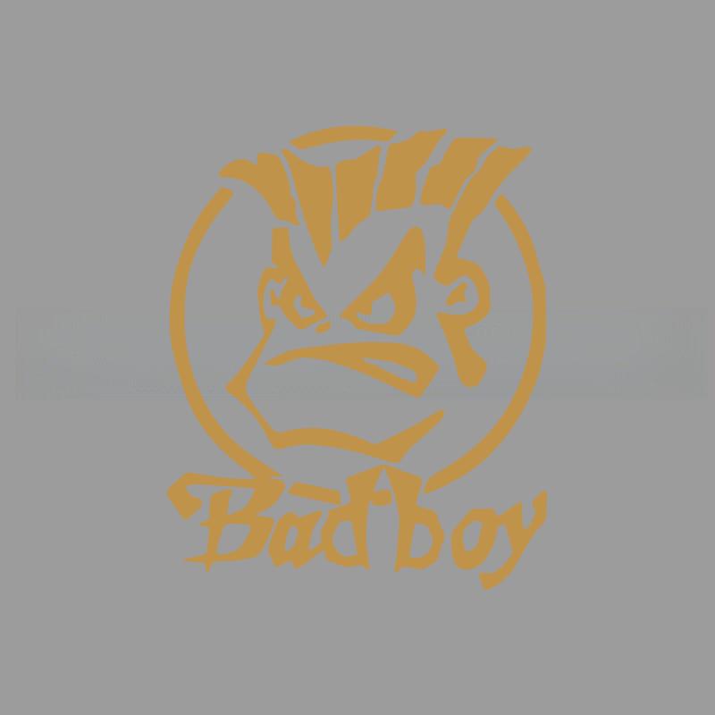 Плохой мальчик с плохими зубами и дурным характером, креативные и забавные наклейки для фанатов и любителей мультфильмов, высокое качество для автомобилей, грузовиков, мотоциклов