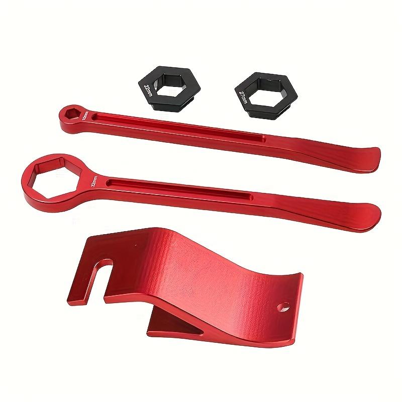 Motorcycle CNC Universal Tire Tool Rod Spoon Axle Wrench Tire Removal and Replacement Tool for KTM 50cc-1290cc Motorcycles