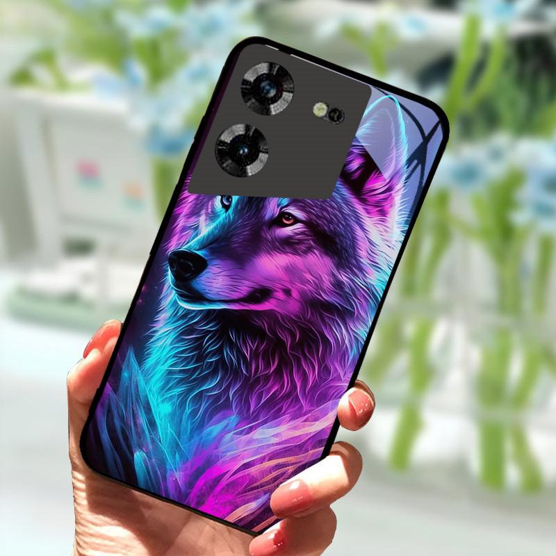 Чехол для Tecno Pova 5 Полная защита Задняя крышка Чехол для телефона Для Tecno Pova 5 Pova5 Pro Закаленное стекло Ударопрочный корпус Fundas