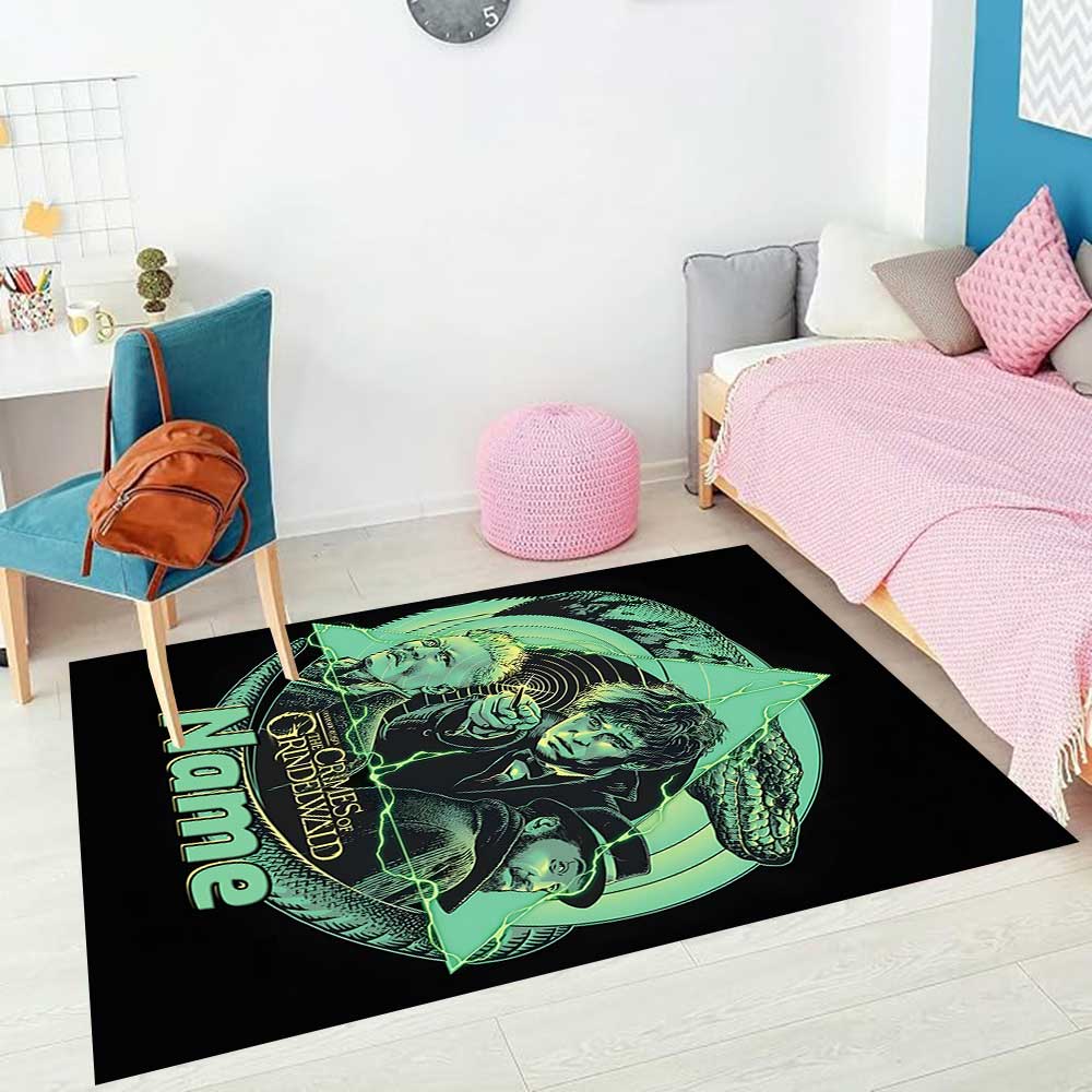 Warner Bros. Works (64) Customize your name rug, office chair cushion, home bedroom living room gift.