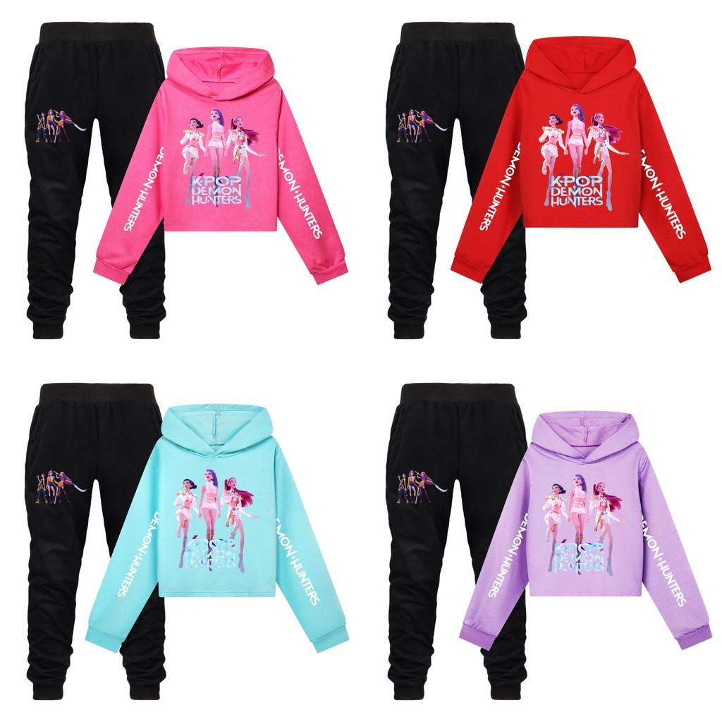 Kpop Demon Hunters Kids Sportswear Set With Cotton Fabric For Active Play