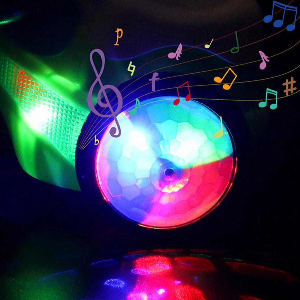 Вращающаяся на 360° машина-трюкач со светом и музыкой, игрушечная машина с автоматической деформацией и объездом препятствий, идеальный подарок на Рождество, Хэллоуин, Пасху [Без батареек]