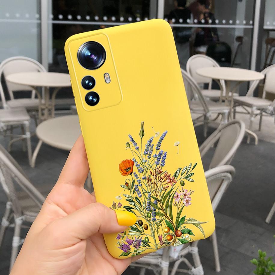 Чехол для Xiaomi 12 Pro 5G Милый мультяшный матовый чехол с рисунком для Xiaomi Mi 12 Pro 5G Global Funda на Xiomi 12 Pro Mi12 12X 5G Capa