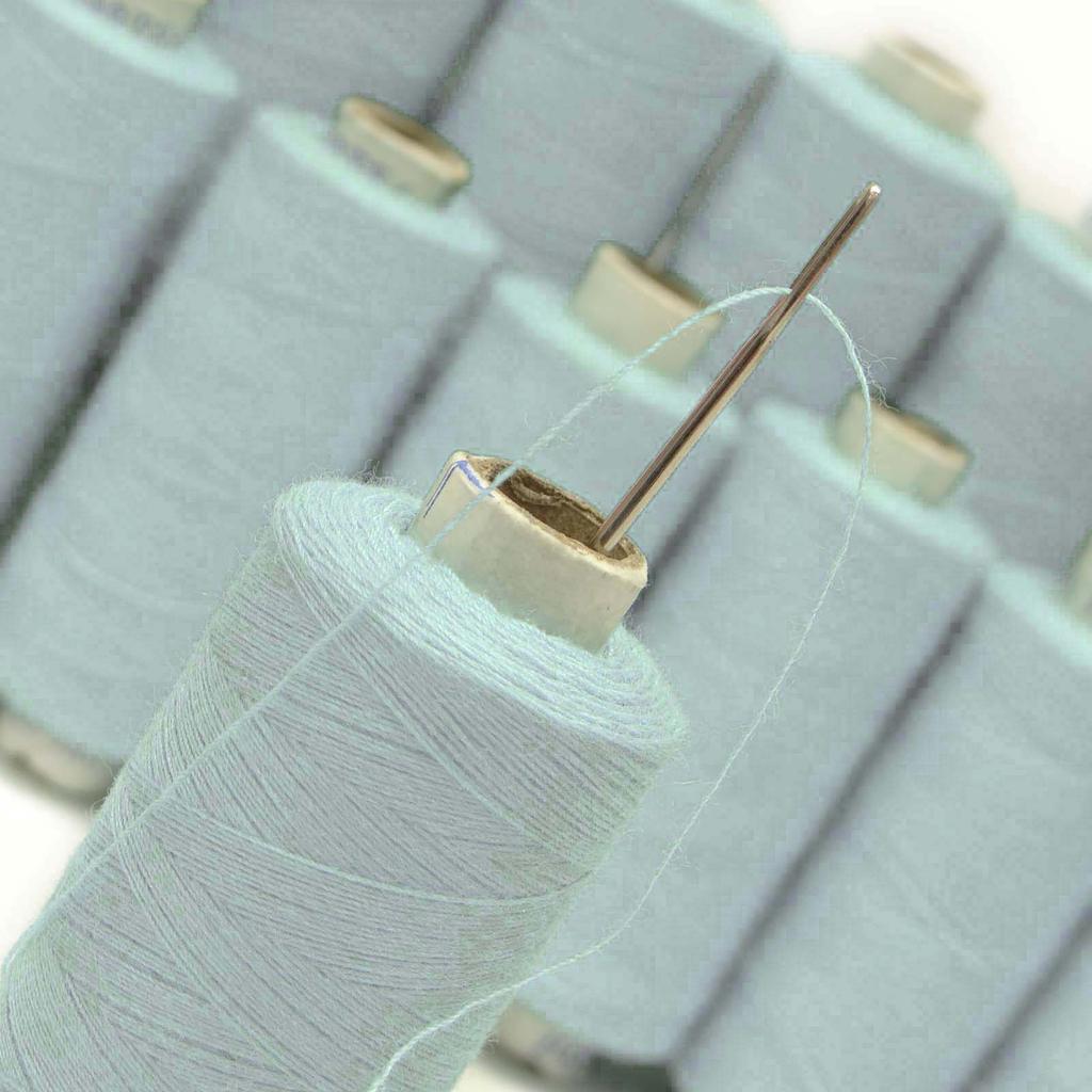 Швейные принадлежности из полиэфирной нити, зеленая оптовая катушка, новая пряжа, 10 шт.