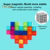 32Pcs Magnetic Cube Building Block Toy Fine Motor Skills Preschool Learning Educational Colorful Cube Building STEM Toy Toddlers Boys Girls Gift