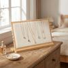 Solid Wooden Necklace Hanging Rack Multi-Functional Jewelry Display Frame  Jewelry Organizer