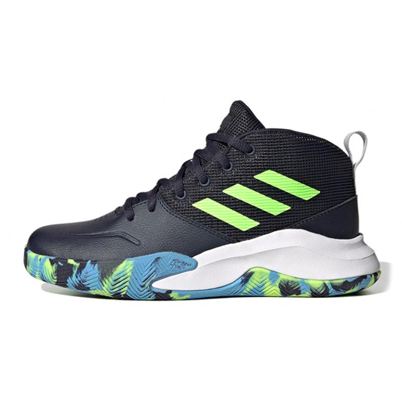 adidas Кроссовки Own The Game J Wide 'Legend Ink Signal Green' FW4566