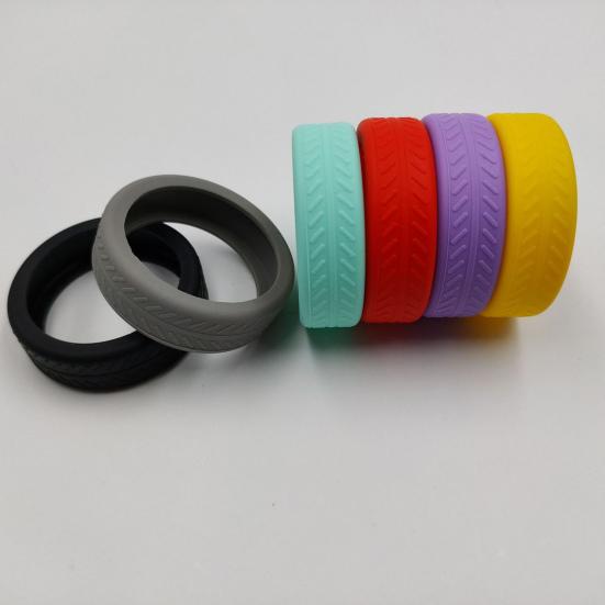 12Pcs Silicone Luggage Wheels Covers Noise-Reducing Luggage Caster Cases Wear-Resistant Luggage Spinner Wheel Protective Covers